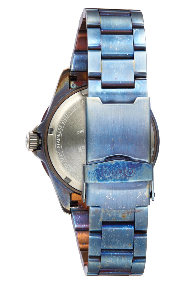 OUT OF ORDER Casanova Bracelet Watch, 44mm, Alternate, color, Light And Dark Purple