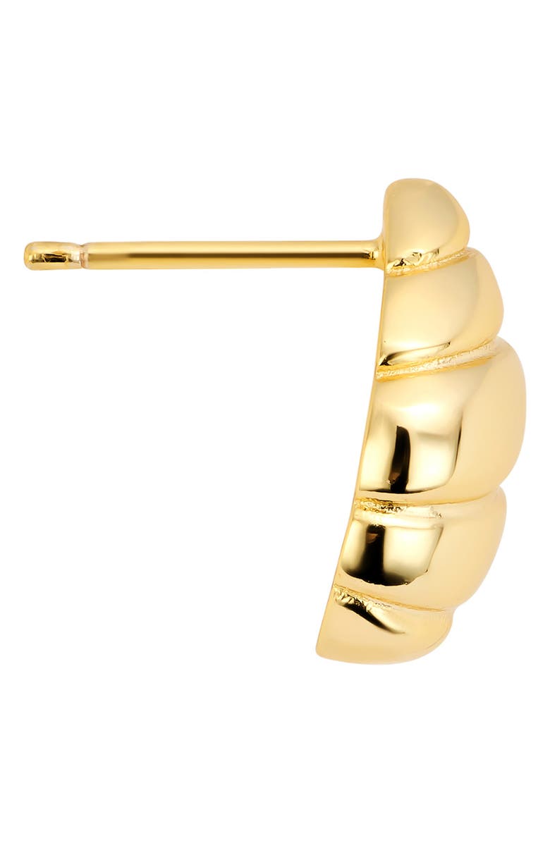 ATHRA LUXE Rib Domed Stud Earrings, Alternate, color, 