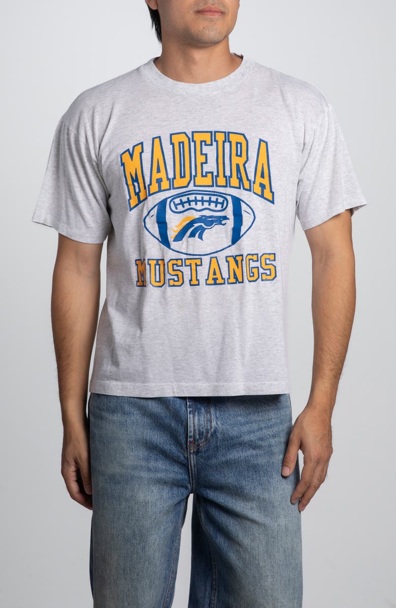 Elwood Vintage Maeira Mustangs Tee, Main, color, Grey