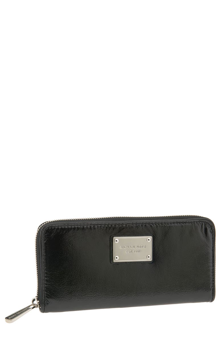 MICHAEL Michael Kors 'Jet Set' Zip Around Continental Wallet, Main, color,