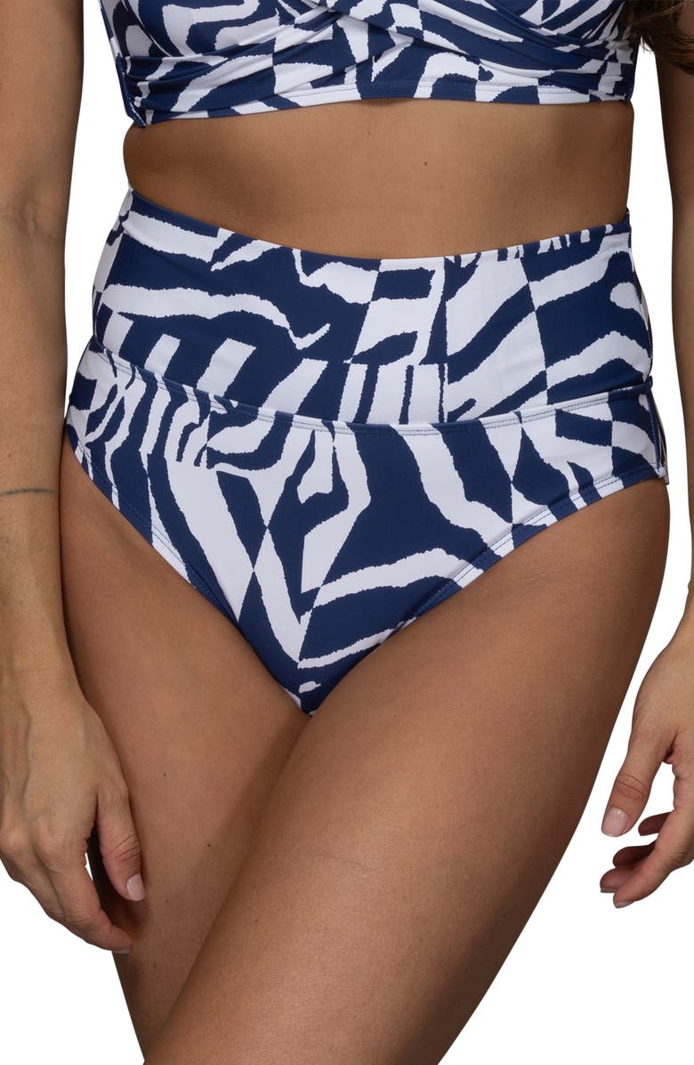 JANTZEN Barbara Convertible Bikini Bottoms, Alternate, color, Pantheon Blue