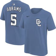 Nike Youth Nike CJ Abrams Blue Washington Nationals City Connect Name & Number T-Shirt