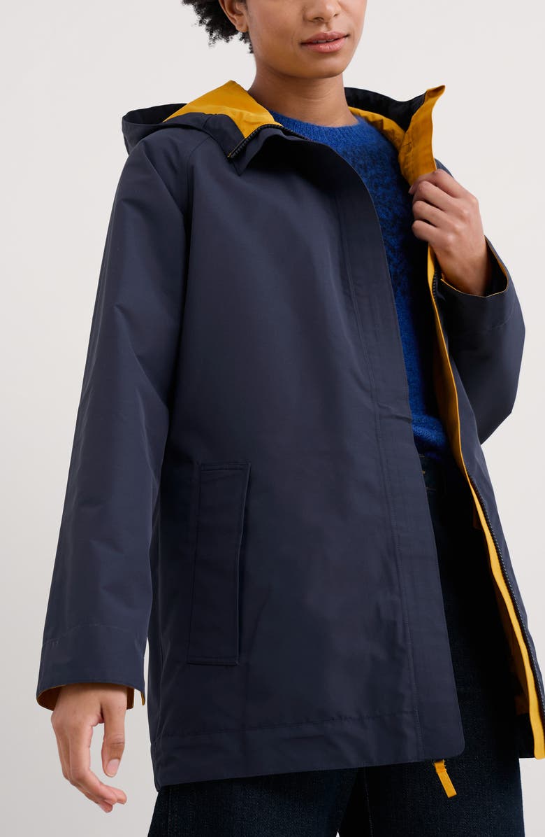 Seasalt Cornwall The Reversible Raincoat II, Alternate, color, Sunglow