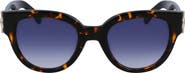 Longchamp 52mm Gradient Tea Cup Sunglasses