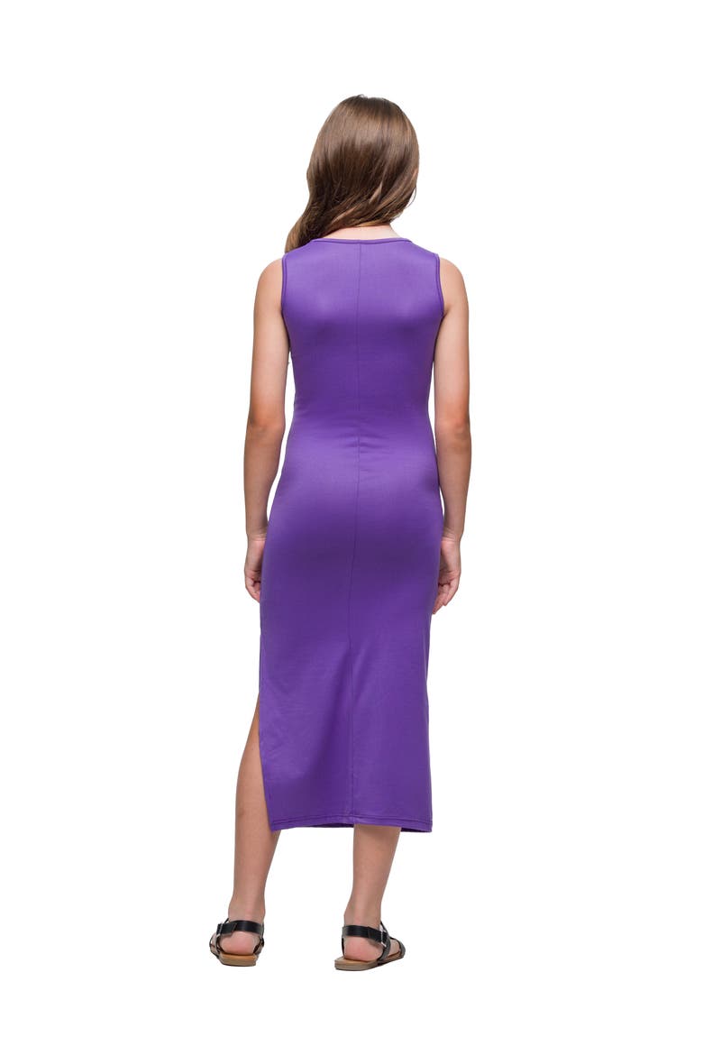 Side Slit Maxi Dress, Alternate, color, Purple