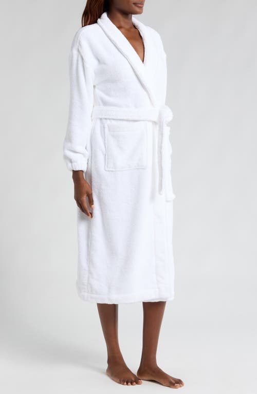Lunya Spa Terry Robe In Sincere White
