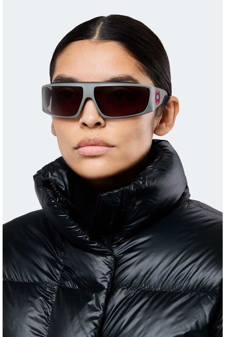 Hero 76mm Mask Sunglasses, Alternate, color, MATTE DARK SAGE