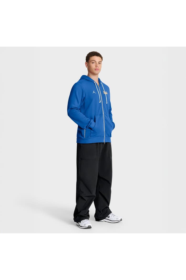 Men's Jordan Brand Blue UCLA Bruins 2025 Sideline Performance Full-Zip Hoodie, Alternate, color, Blue
