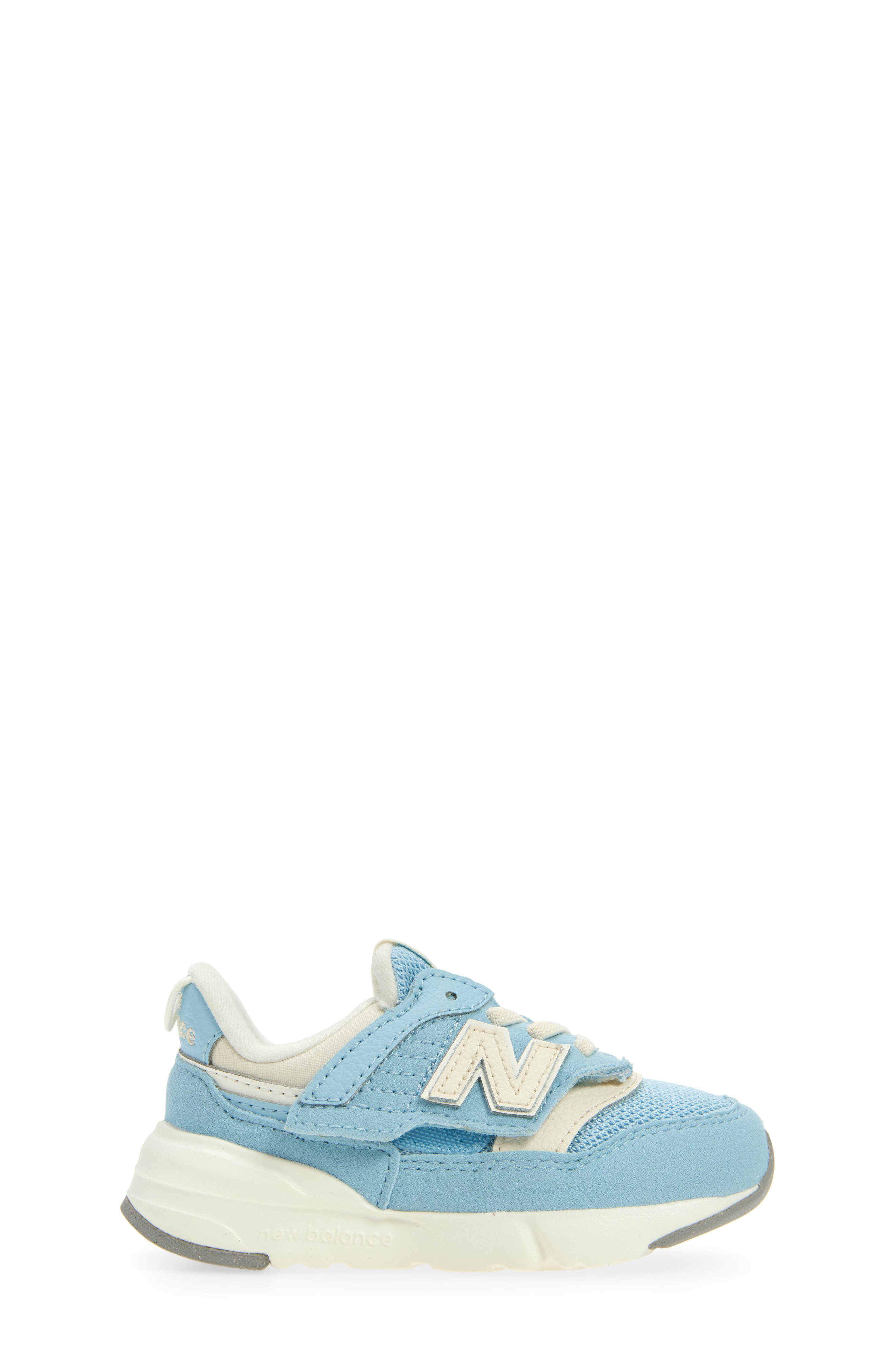 New Balance 997R Hook & Loop Sneaker, Alternate, color, Chrome Blue/ Linen