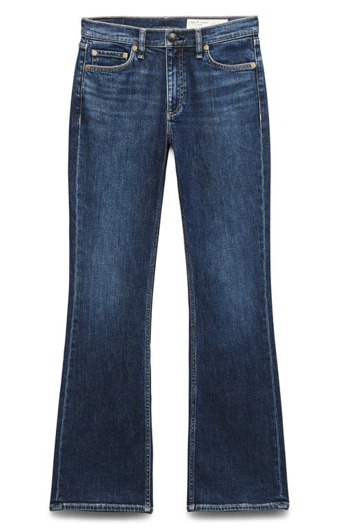 Rag & Bone Peyton Mid Rise Bootcut Jeans In Blue