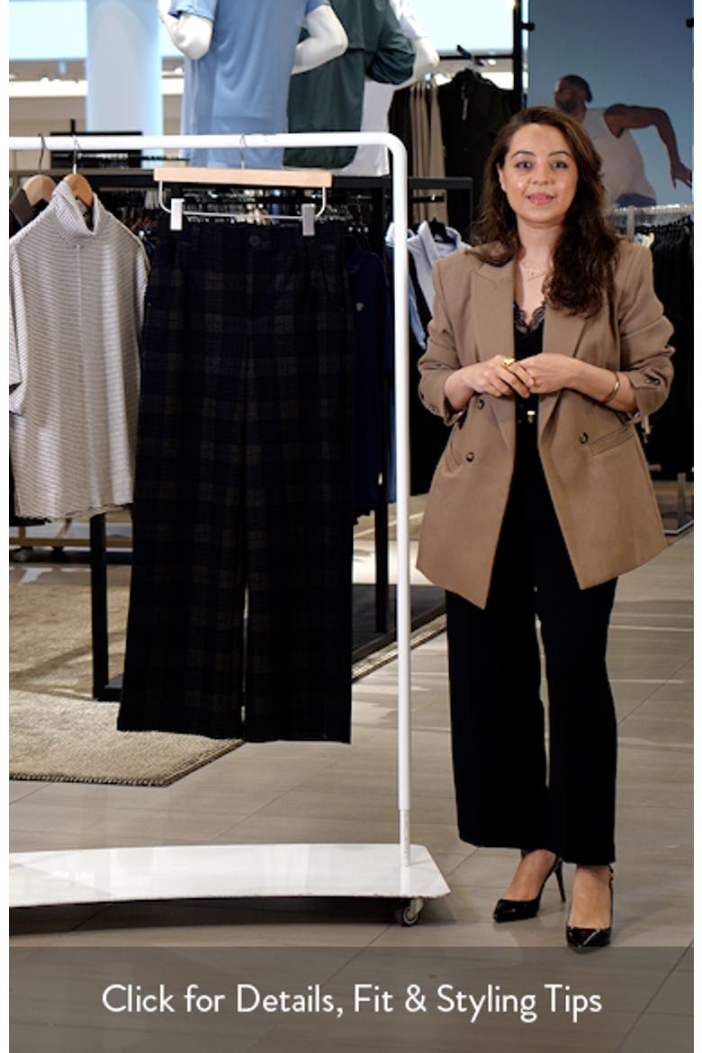 Whitney Skyrise Plaid Wide Leg Trousers video