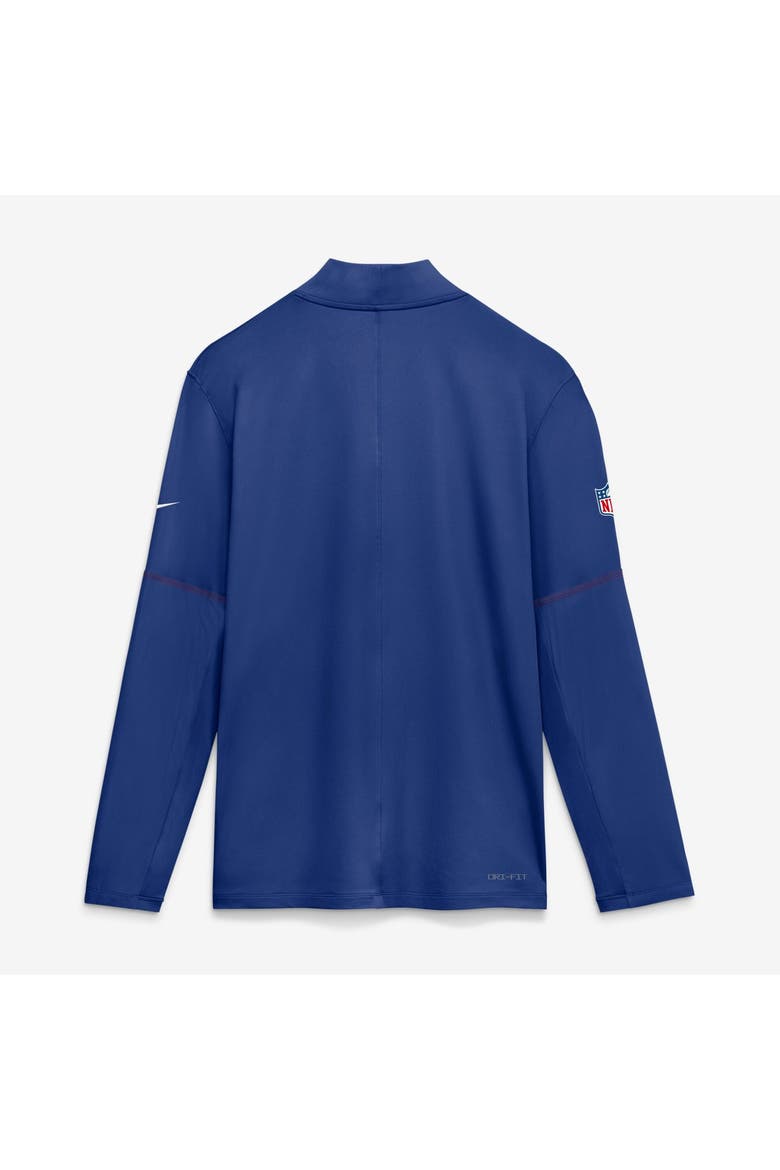 Men's Nike Royal New York Giants Sideline Logo Glory Midweight Dri-FIT Half-Zip Pullover, Alternate, color, Royal