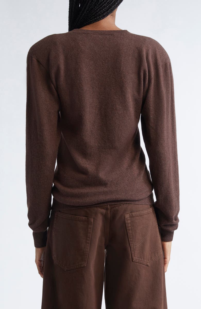 Stella McCartney Cashmere & Virgin Wool Sweater, Alternate, color, Chocolate Brown
