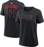 Nike Women's Nike Elly De La Cruz Black Cincinnati Reds Name & Number T-Shirt