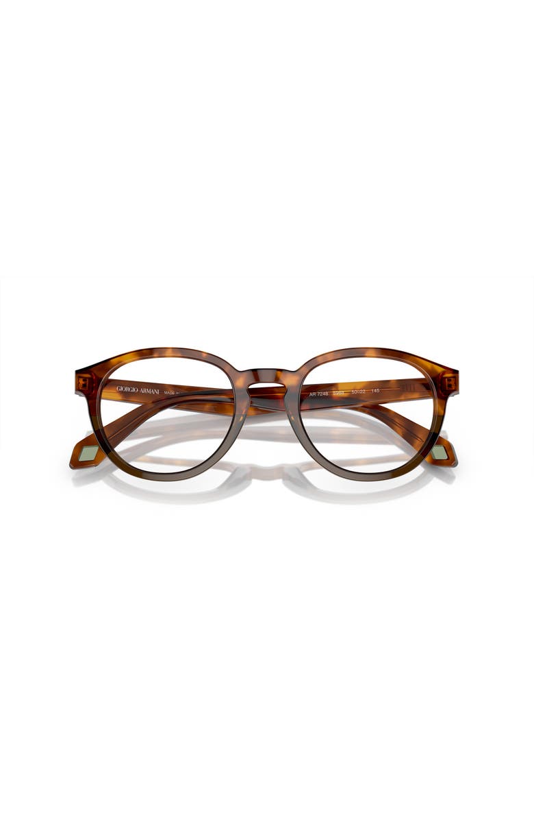 Giorgio Armani 50mm Phantos optical glasses, Alternate, color, Brown