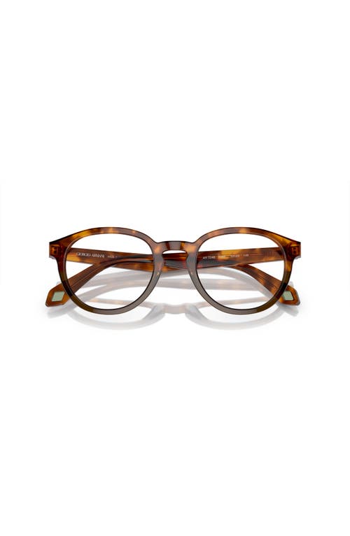 Giorgio Armani 50mm Phantos Optical Glasses In Brown