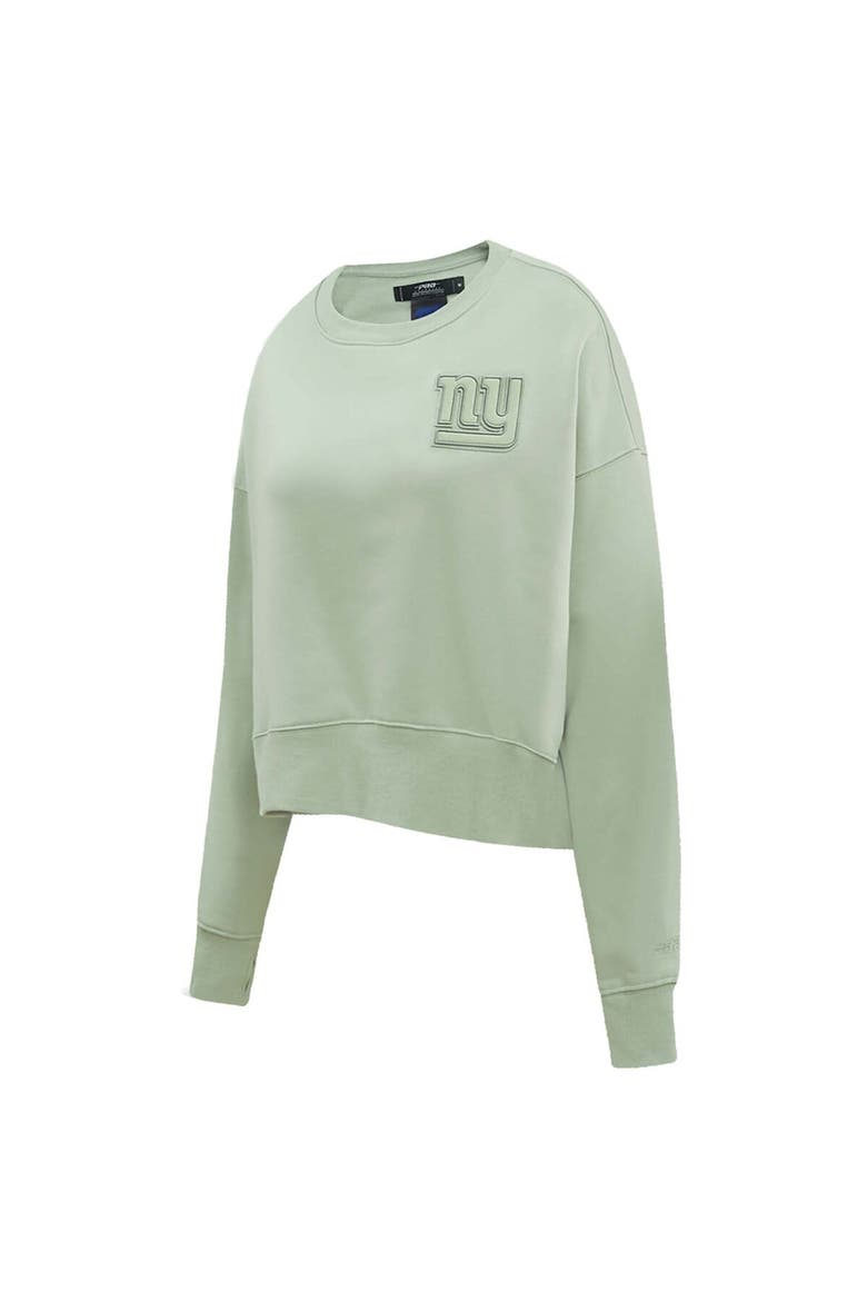 Women's Pro Standard  Green New York Giants Neutral Pullover Sweatshirt, Alternate, color, Green