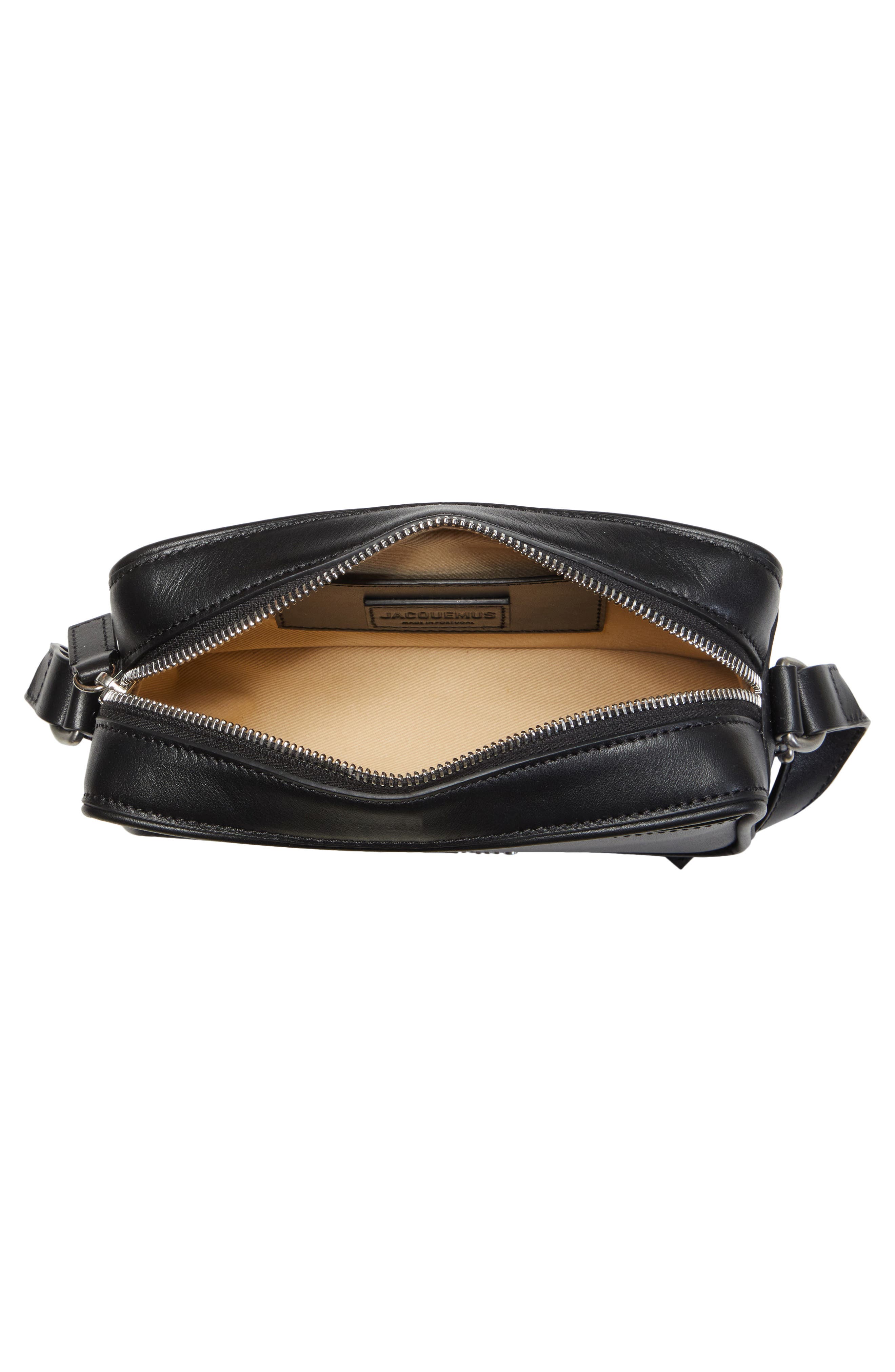 Jacquemus Le Baneto Leather Crossbody Bag, Alternate, color, 
