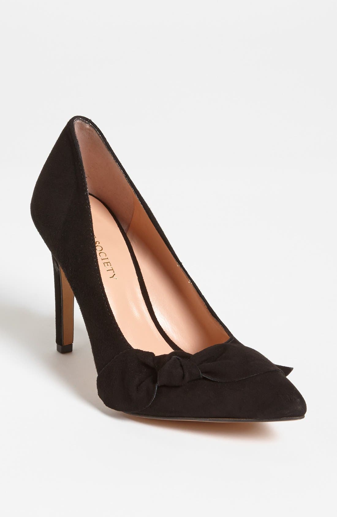 'Elisa' Pump, Main, color, BLACK