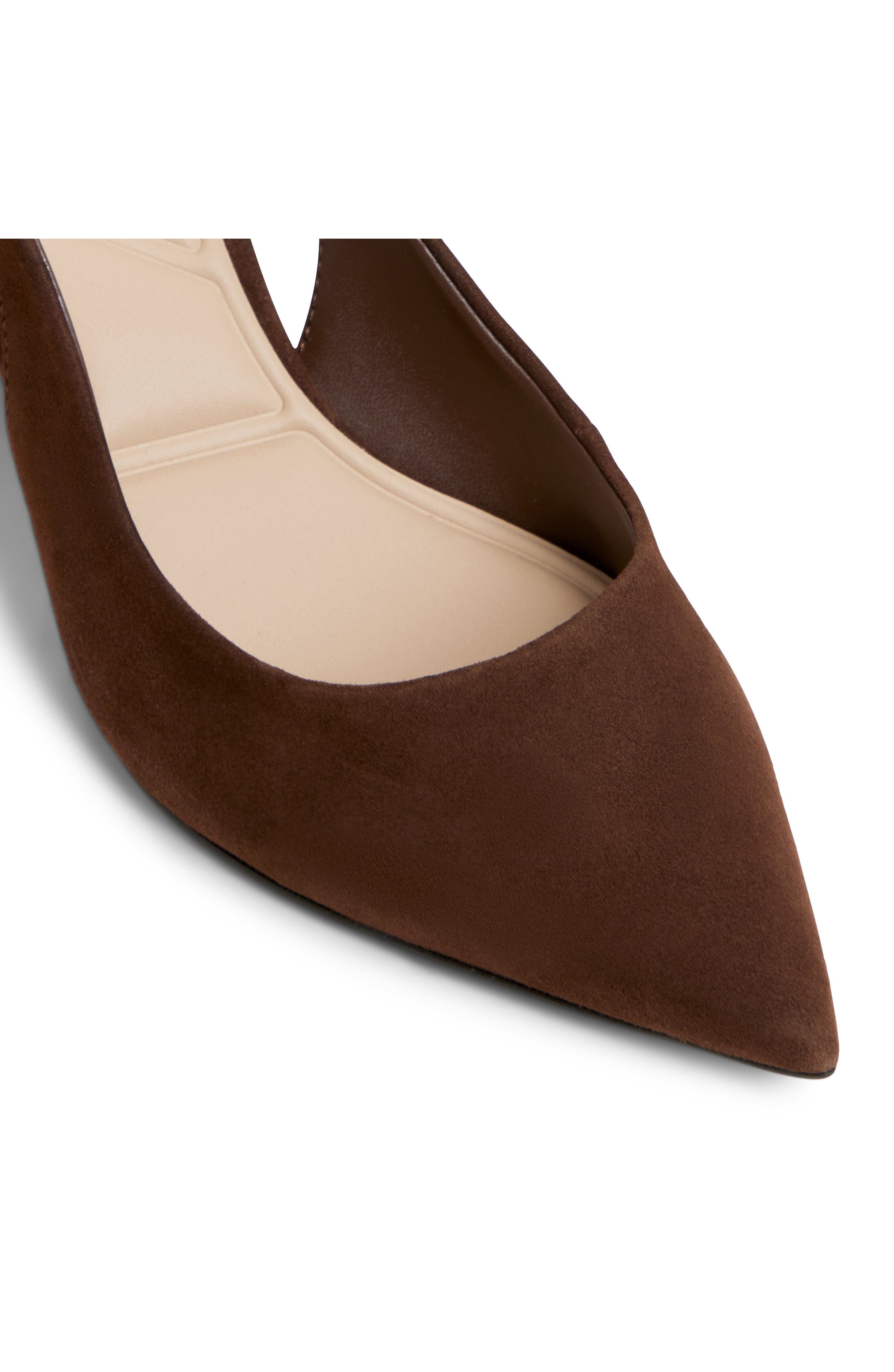 ALDO Uliana Slingback Pointed Toe Pump, Alternate, color, Dark Brown