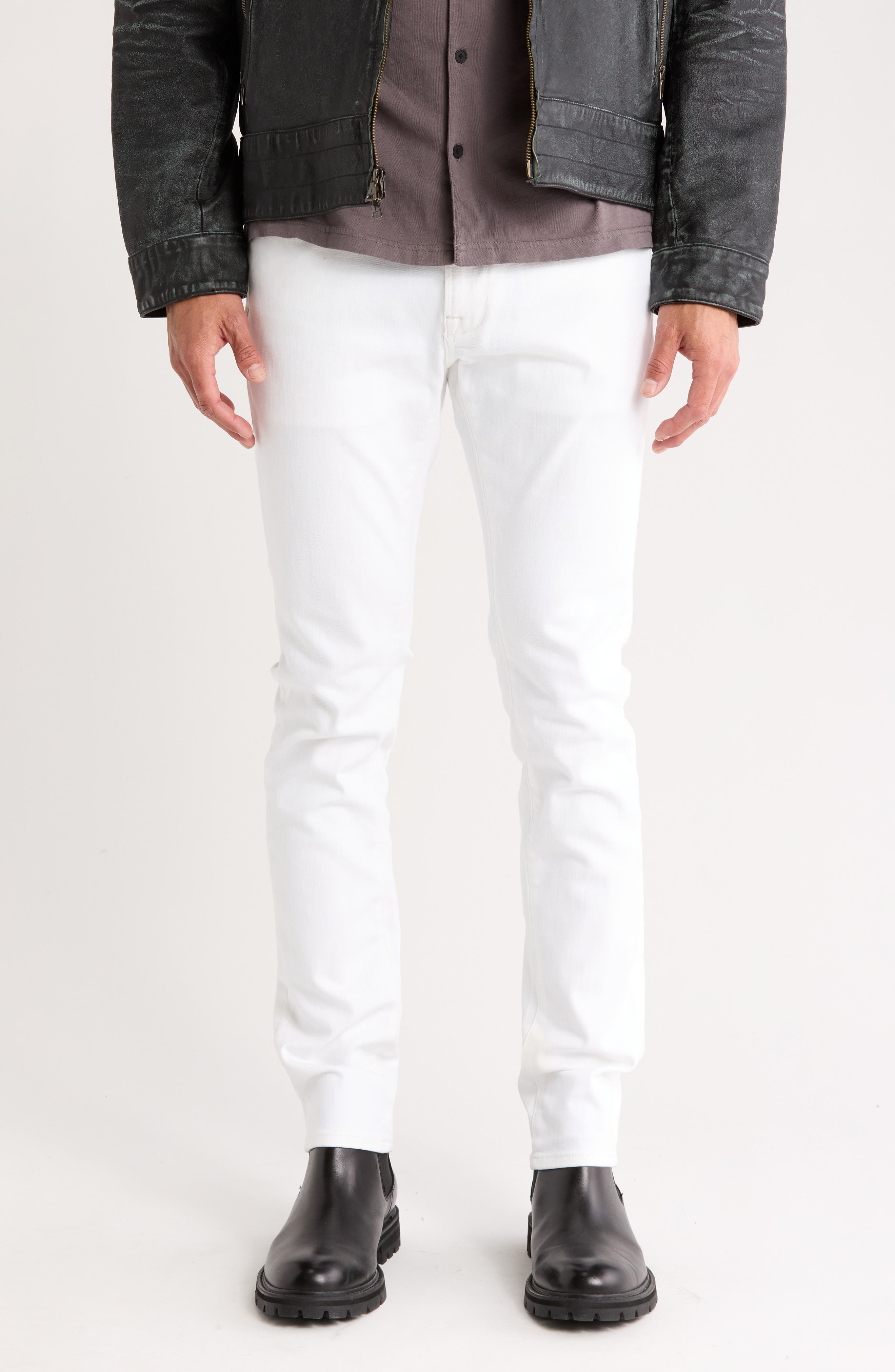 John Varvatos Wight Skinny Straight Leg Jeans