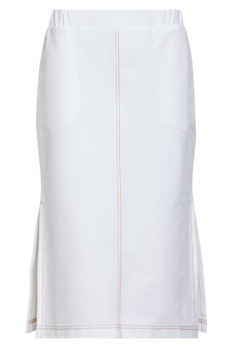 Otto Jersey Skirt, Alternate, color, OPTICAL WHITE