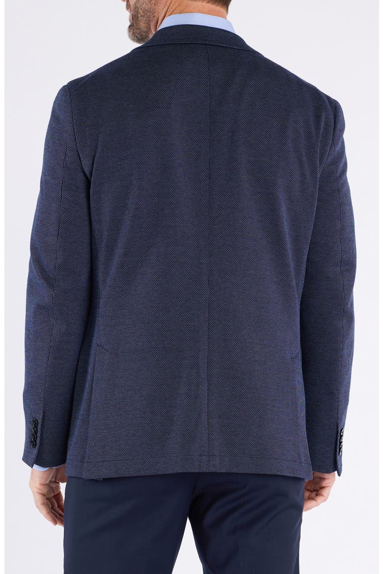 Textured Knit Sport Coat, Alternate, color, DARK BLUE
