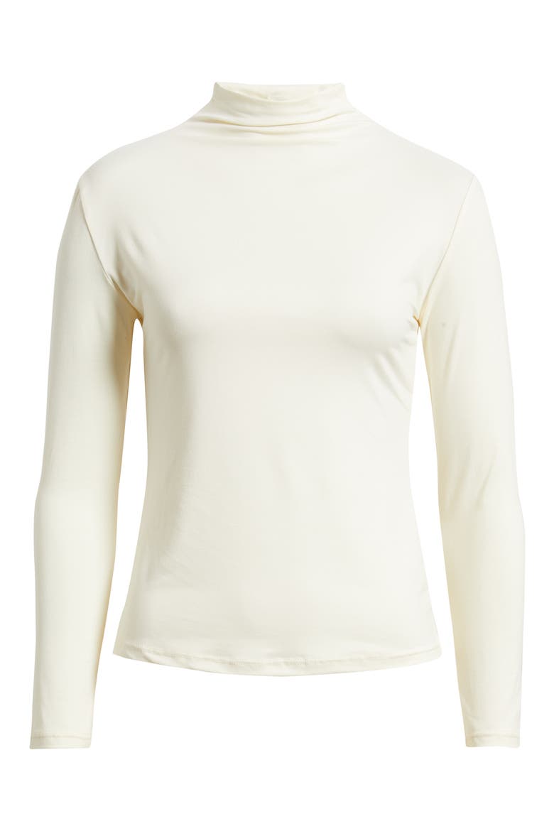 Melody Funnel Neck Top, Alternate, color, IVORY