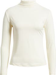 NIKKI LUND Melody Funnel Neck Top