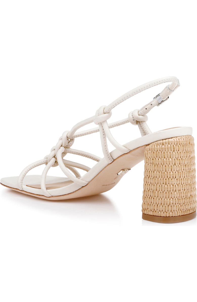 Badgley Mischka Collection Xiara Slingback Sandal, Alternate, color, Cream Leather