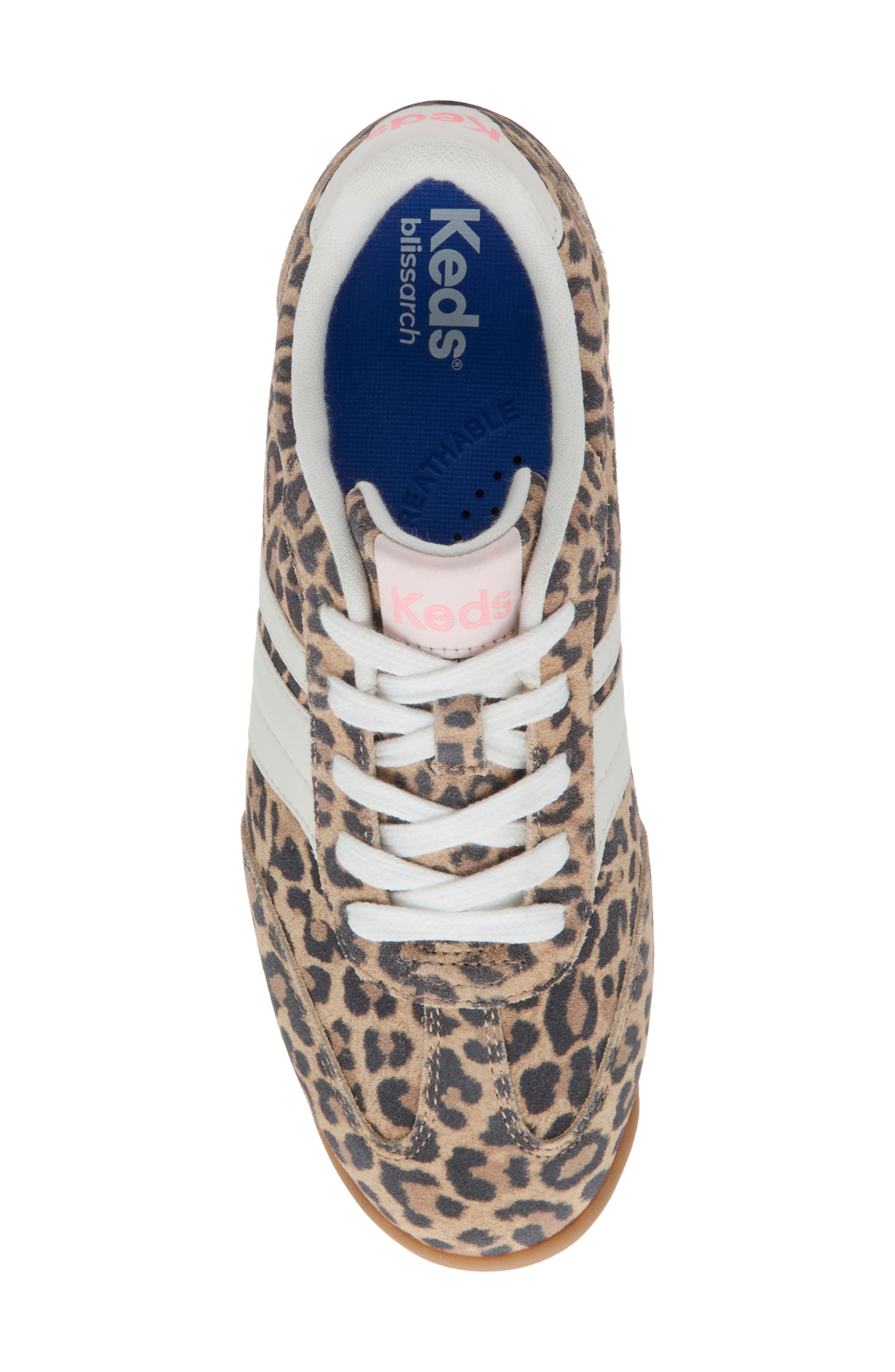 Keds<sup>®</sup> Revival Leopard Print Sneaker, Alternate, color, Tan/ Brown