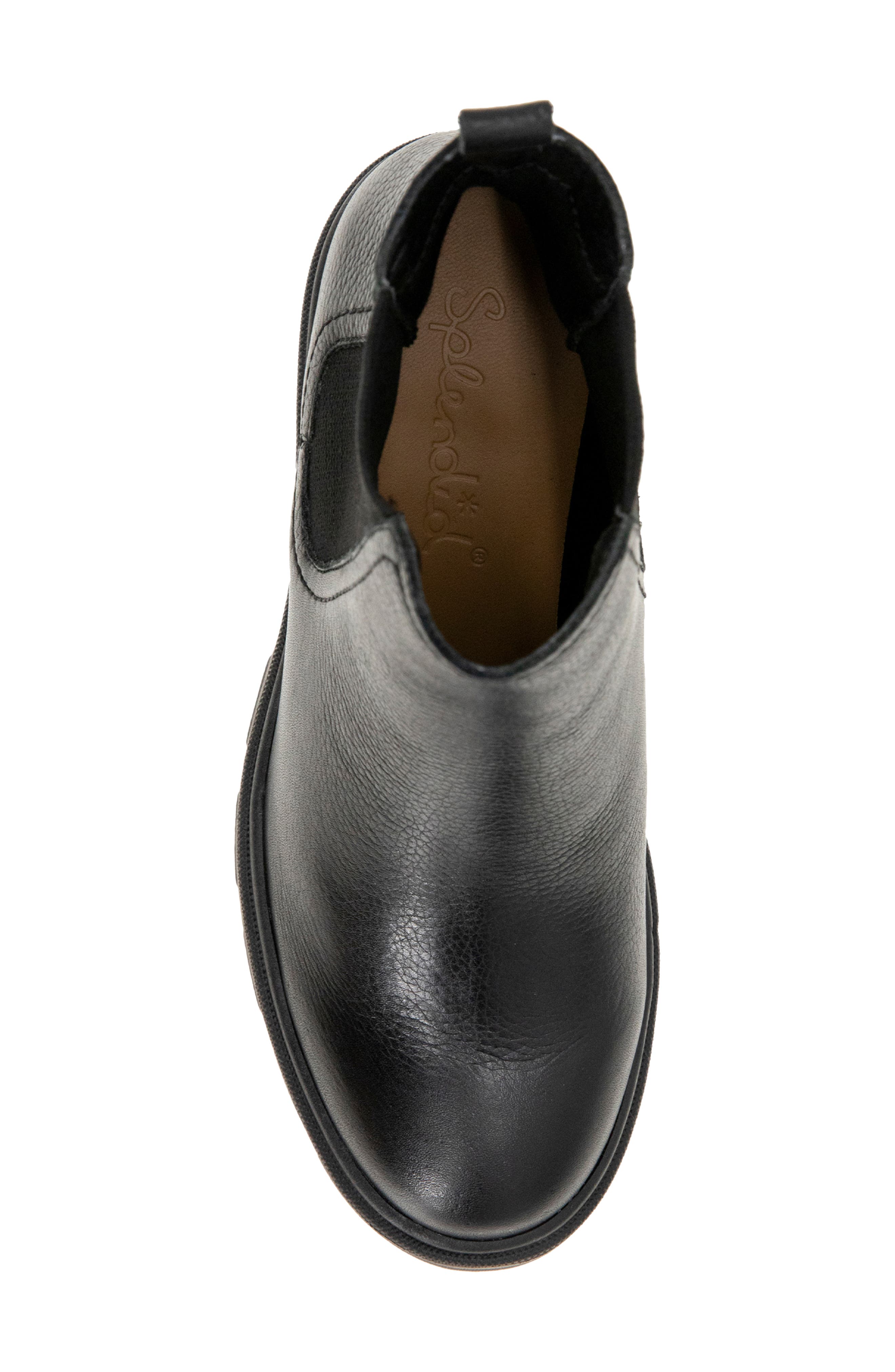 Splendid Marion Block Heel Chelsea Boot, Alternate, color, Black