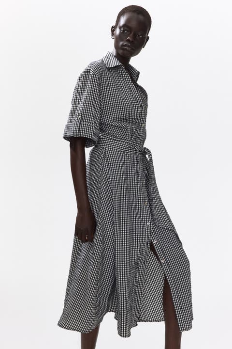 Tie-belt Dress