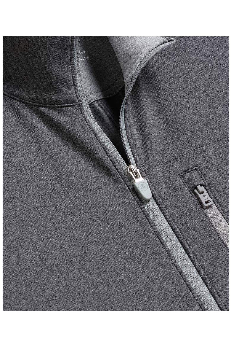 Performance Knit Full Zip Vest, Alternate, color, HEATHER GREY