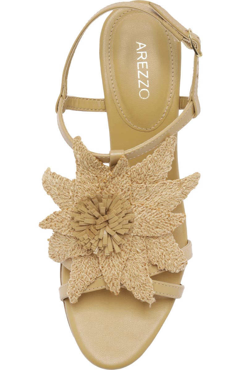 Arezzo Cali Wedge Sandal, Alternate, color, Caramel Sun