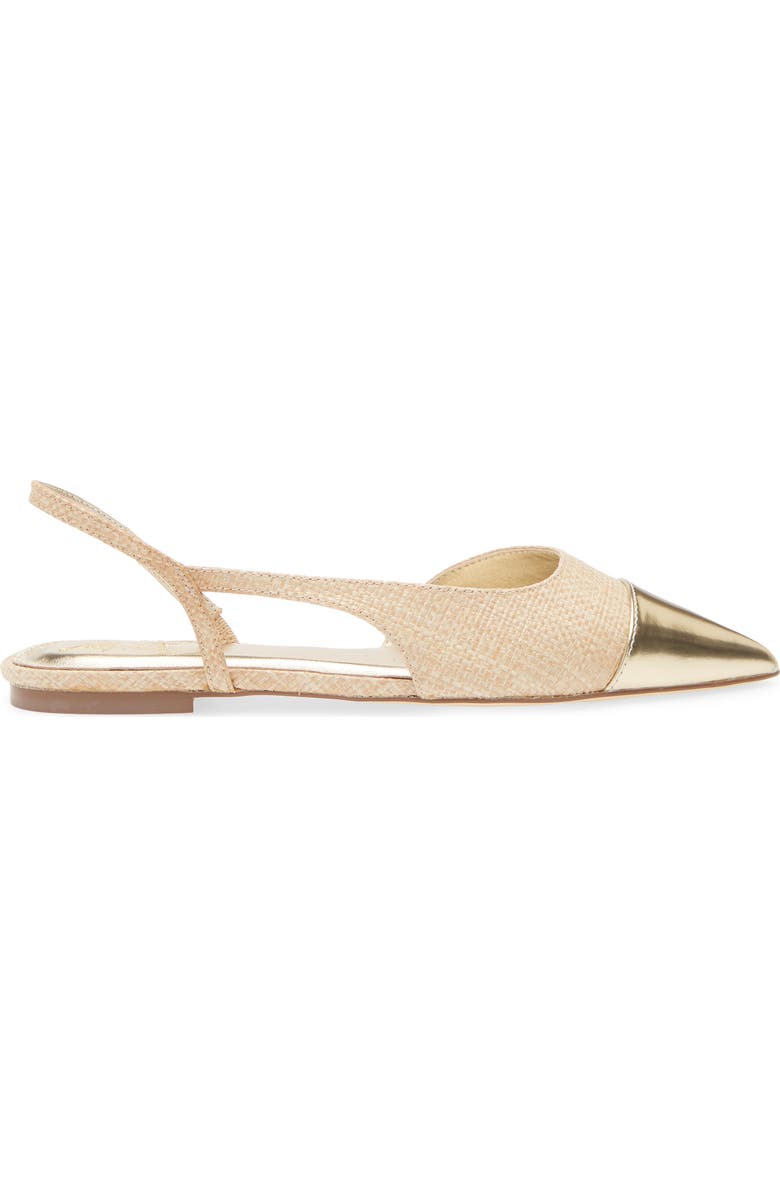 Lilly Pulitzer<sup>®</sup> Dorsee Half d'Orsay Pointed Toe Slingback Flat, Alternate, color,