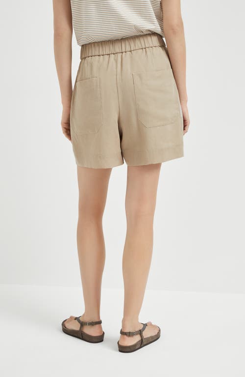 Brunello Cucinelli Organza Baggy Shorts
