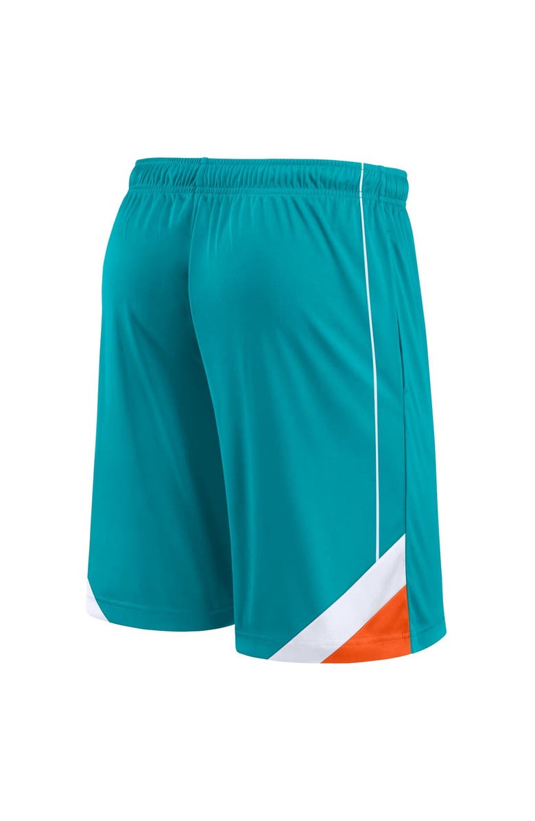 FANATICS Men's Fanatics Branded Aqua Miami Dolphins Interlock Shorts, Alternate, color, 