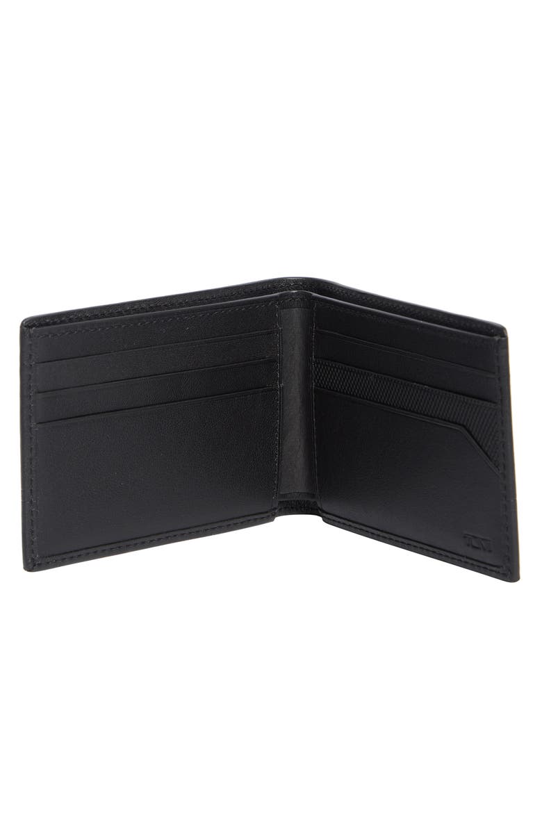 Slim Leather Bifold Wallet, Alternate, color, BLACK