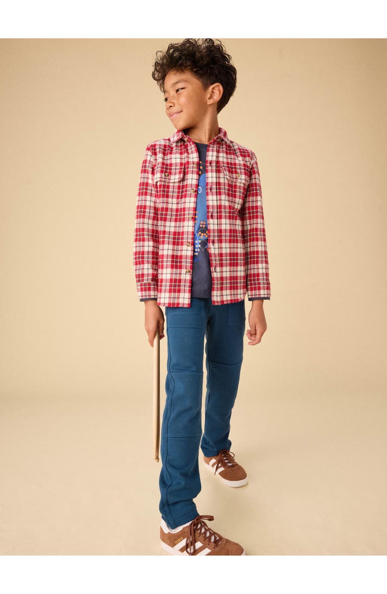 Tea Collection Flannel Button Up Shirt, Alternate, color, Korbp203