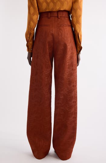 Dries Van Noten Paxy Matelassé Wide Leg Pants | Nordstrom