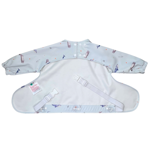 Neferland Nefertie Coverall 2.0 Longsleeve Bib In Whale Watching 6-24 Months