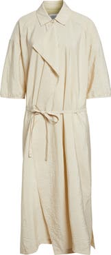 Lemaire Asymmetric Silk Blend Shirtdress