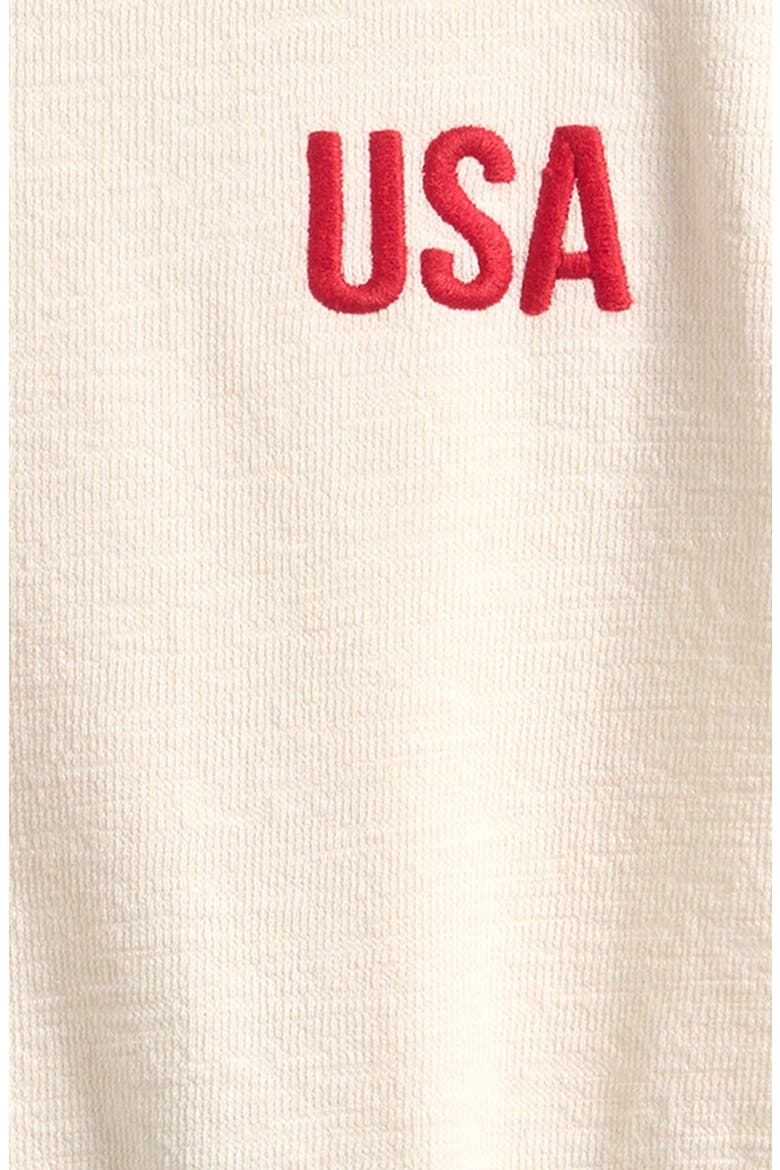 USA Cotton Blend Knit Bubble Romper, Alternate, color, USA
