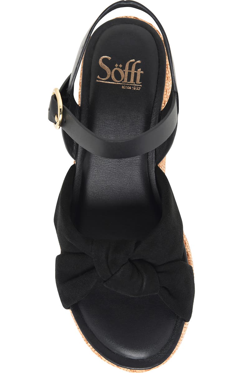 Söfft Farah Basketweave Platform Sandal, Alternate, color,