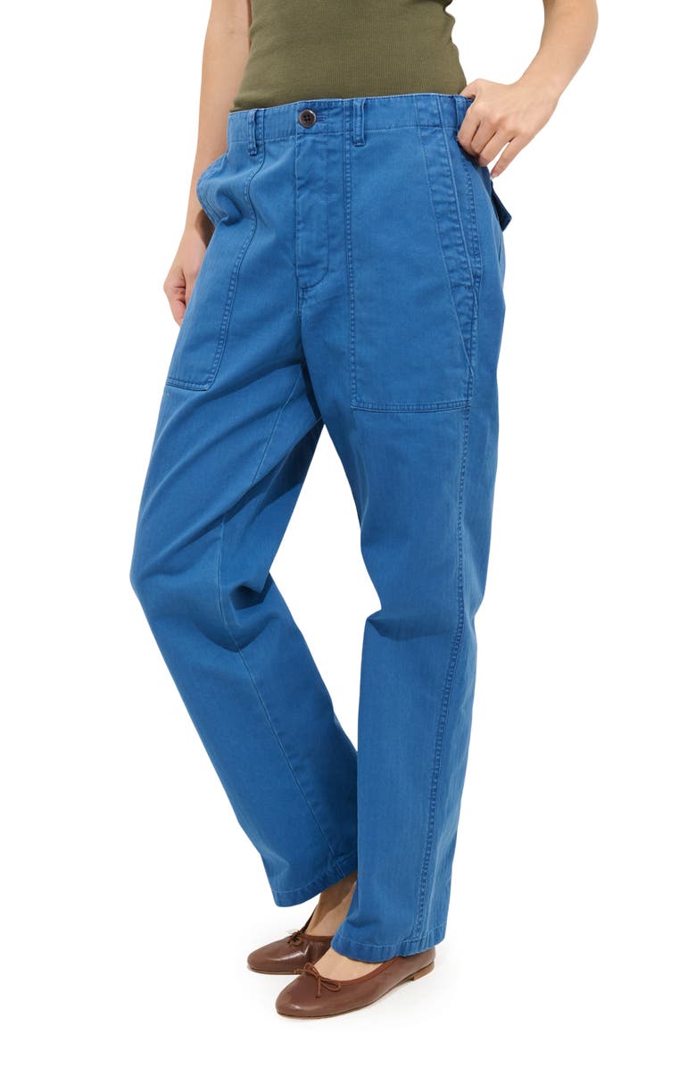 Alex Mill Neil Straight Leg Pants, Alternate, color, Washed Cobalt
