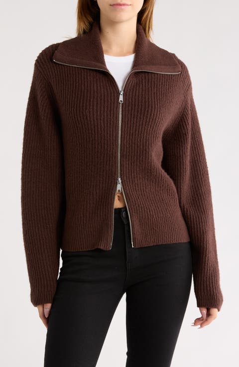 Zip Sweater Cardigan