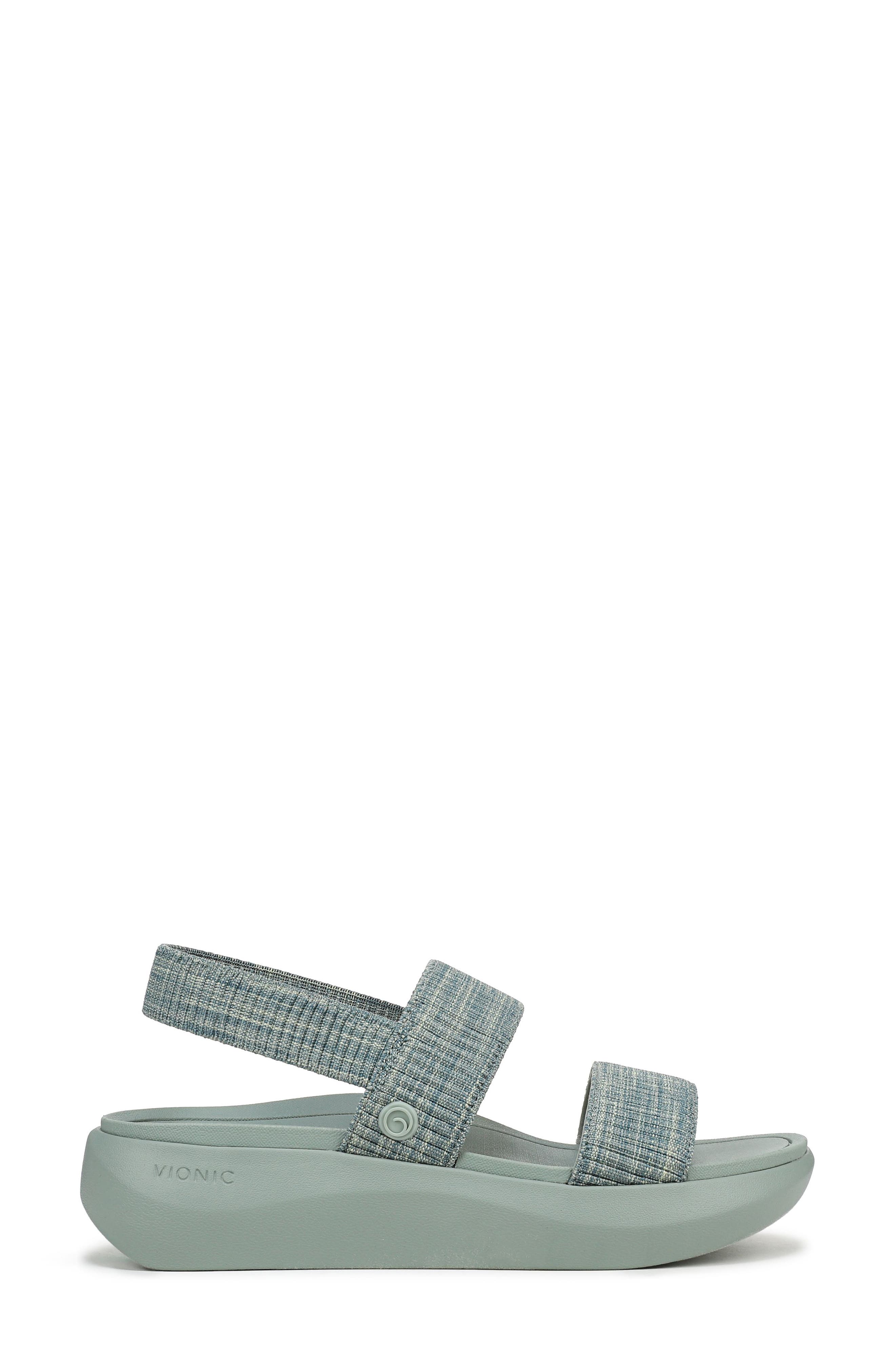 The Sky Slide Sandal, Alternate, color, ICEBERG GREEN