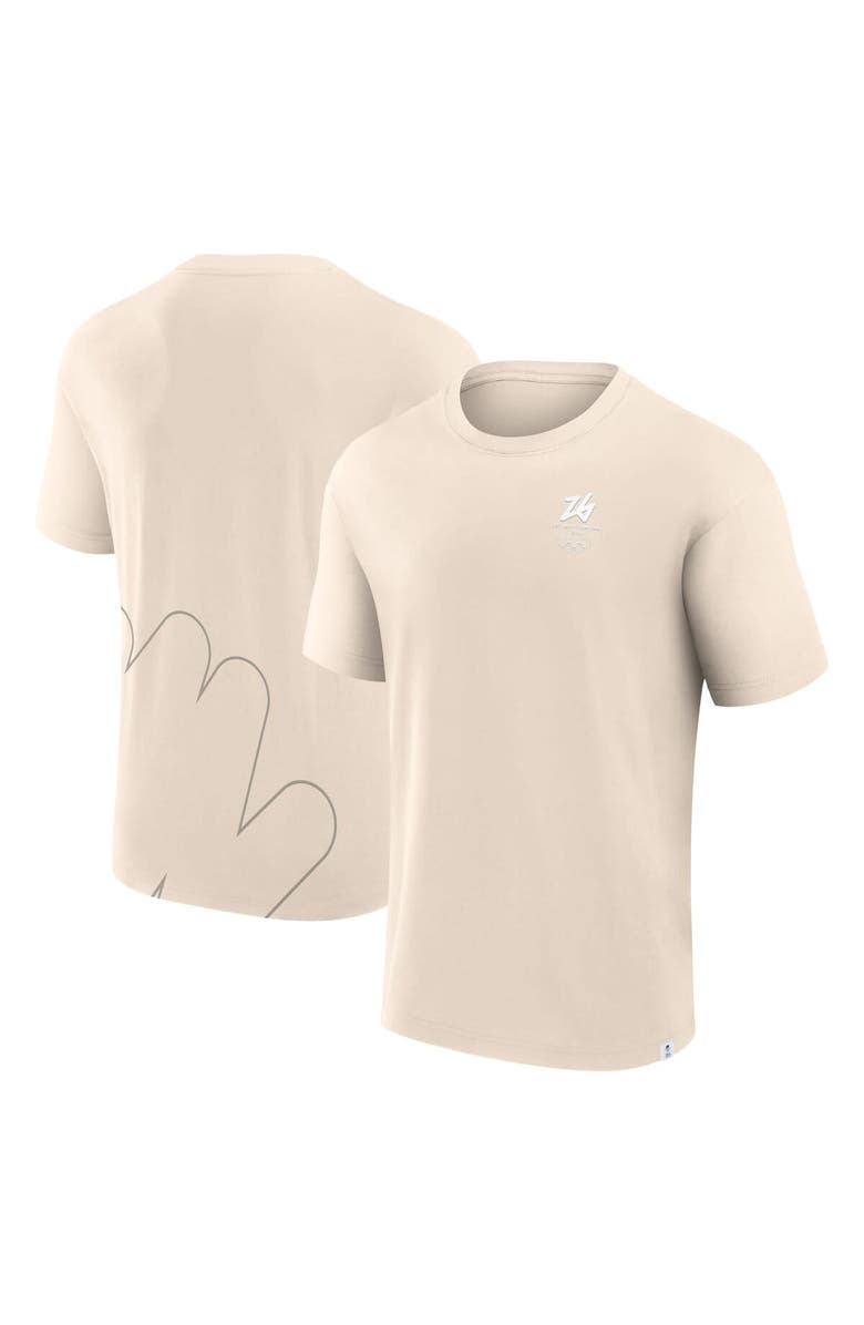 FANATICS Men's Fanatics Cream Milano Cortina 2026 Winter Olympics Fashion T-Shirt, Main, color, Cream