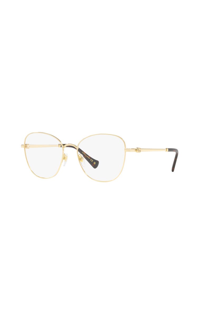 55mm Cat Eye optical glasses, Main, color, Gold